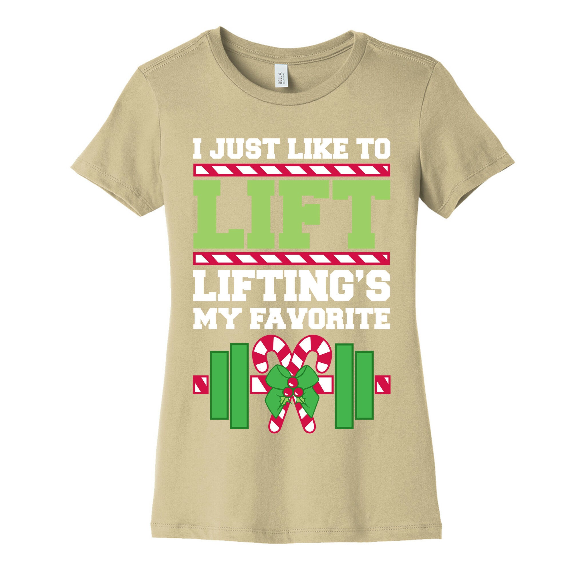 I Just Like To Lift, Lifting Is My Favorite Women's Cotton Tee